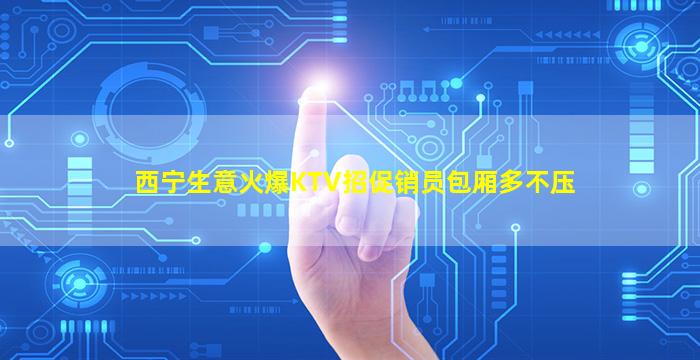 西宁生意火爆KTV招促销员包厢多不压